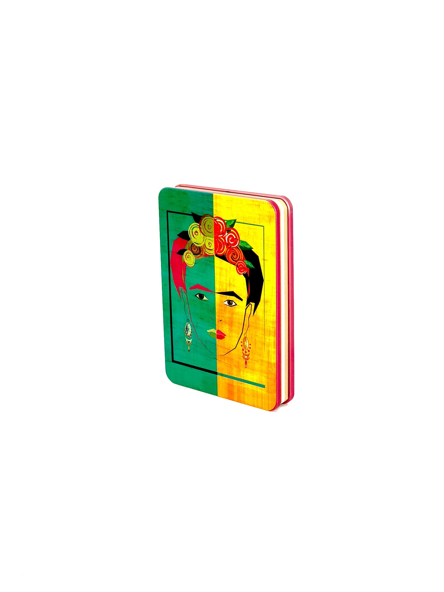 Dijital Baskılı Metal Kapaklı Defter-Frida