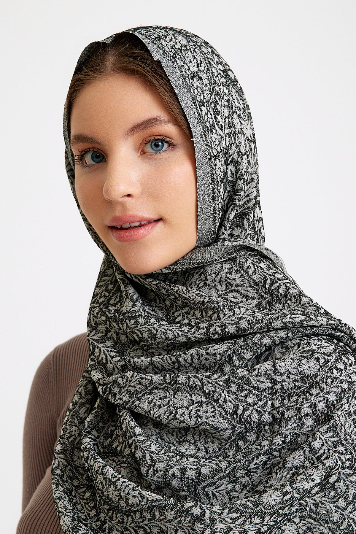 Ethnic Cotton Pamuk Şal - Anatolian Noir