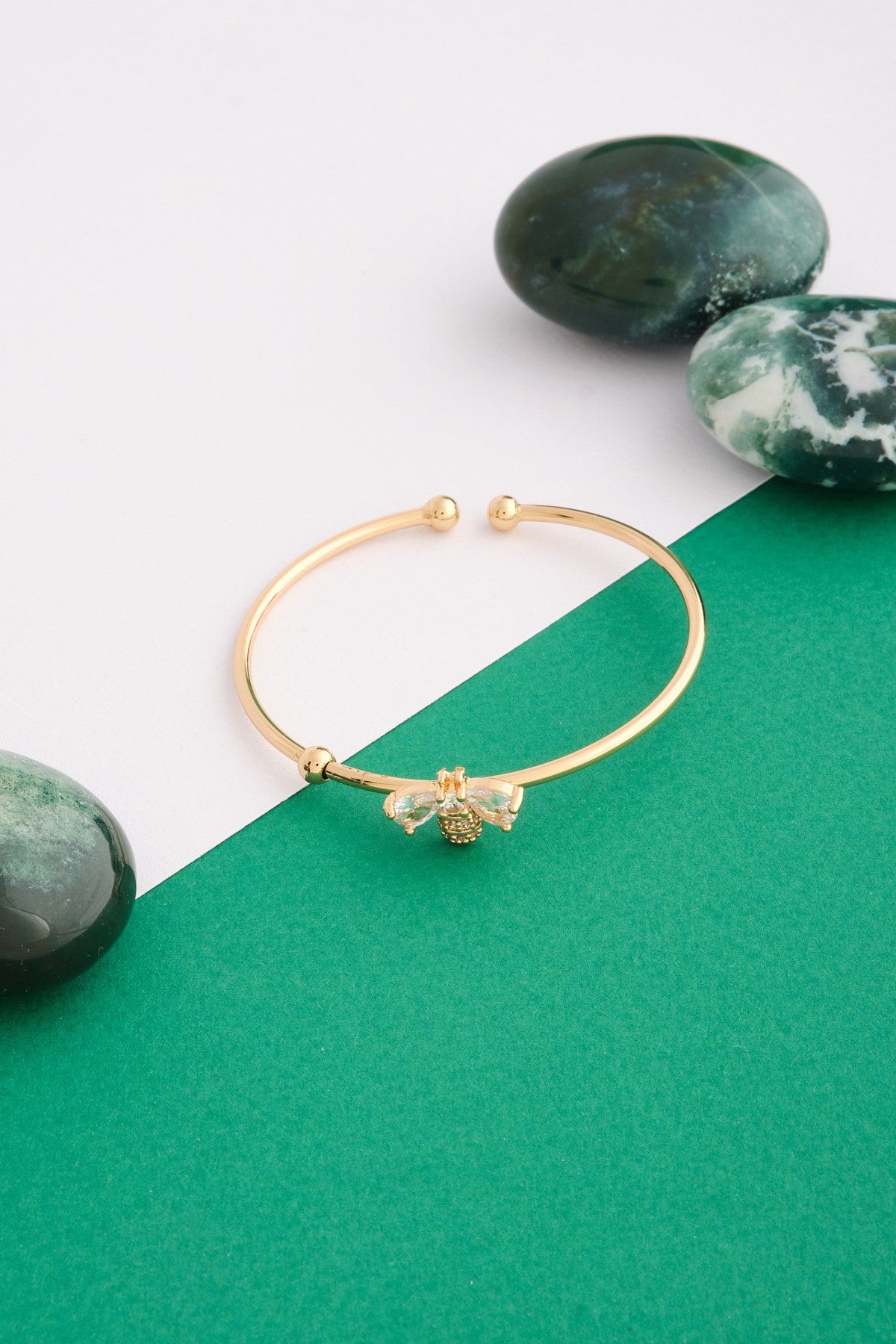 Love Bee Minimal Kelepçe Bileklik