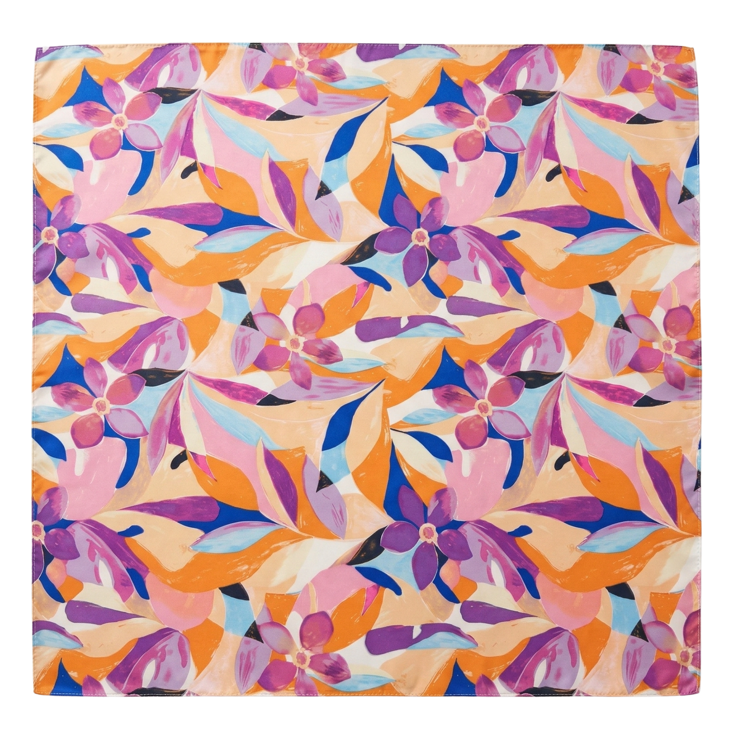 Tropik Rüyalar Fular – Mercan | 68 cm x 68 cm