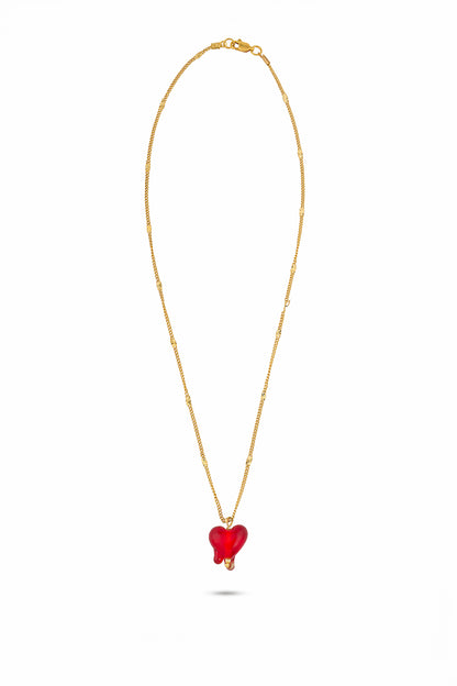 Heart in Melt' Murano Zincir Kolye