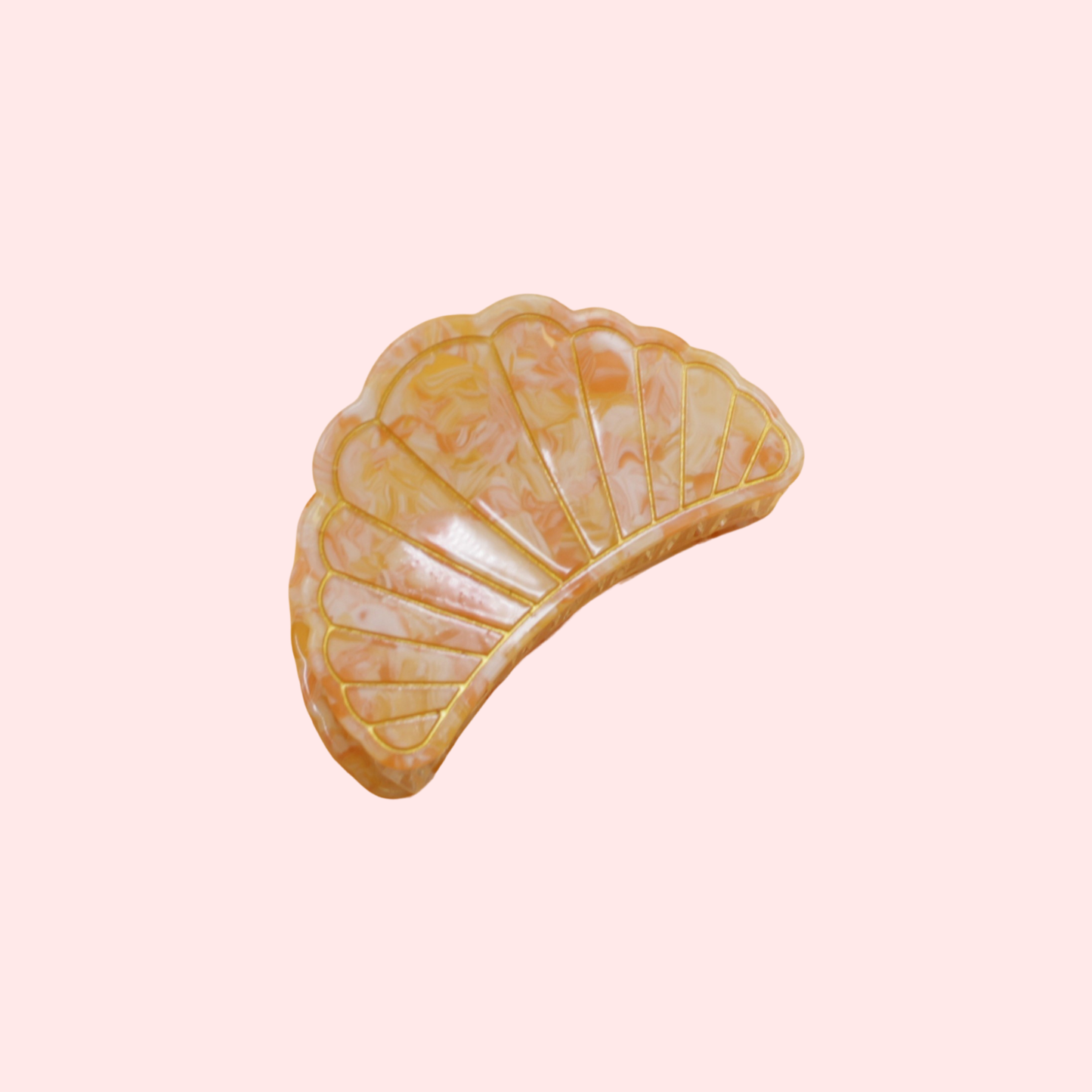 İstiridye Klips Toka - Gold
