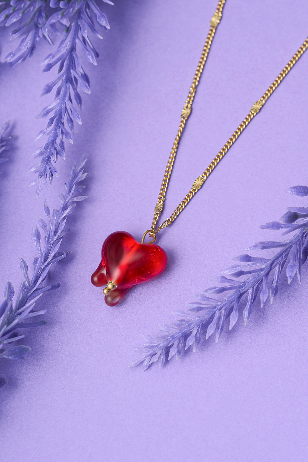 Heart in Melt' Murano Zincir Kolye