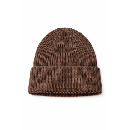 Ribana Örgü Bere - Koyu Kahverengi