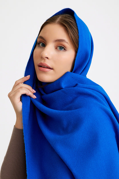 Basic Sky Kaşmir Unisex Şal - Mavi