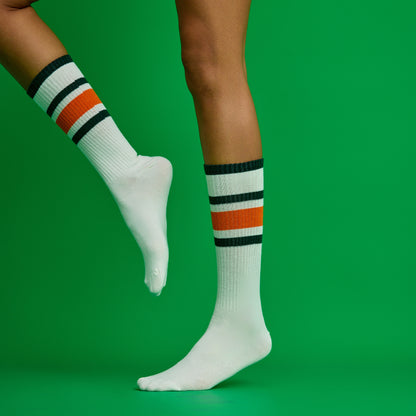 Retro Çizgili Spor Çorap