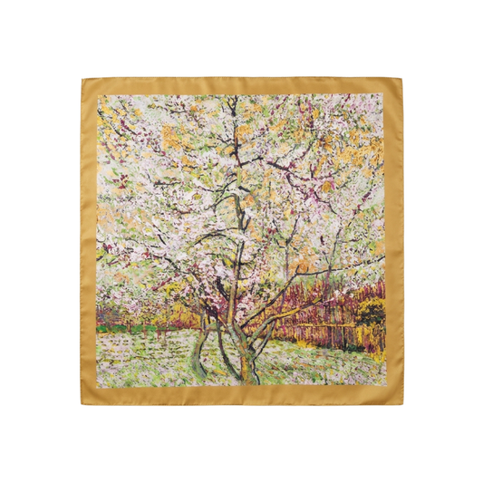 Düş Bahçesi Fular – Safran | 55 cm x 55 cm