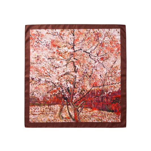 Düş Bahçesi Fular – Tarçın | 55 cm x 55 cm