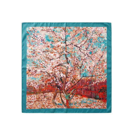 Düş Bahçesi Fular – Turkuaz | 55 cm x 55 cm
