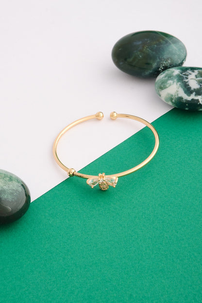 Love Bee Minimal Kelepçe Bileklik