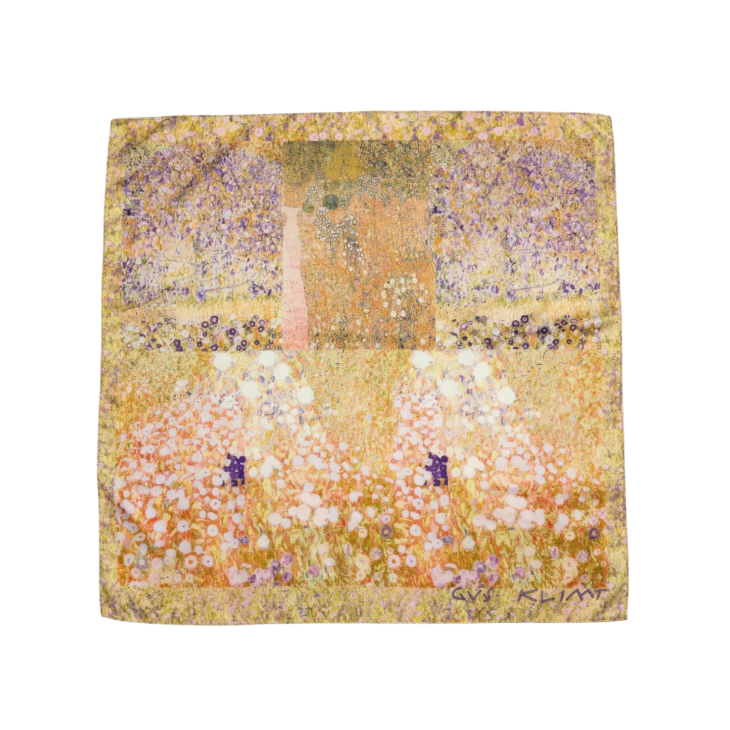 Renk Bahçesi Fular – Altın Sarı | 55 cm x 55 cm