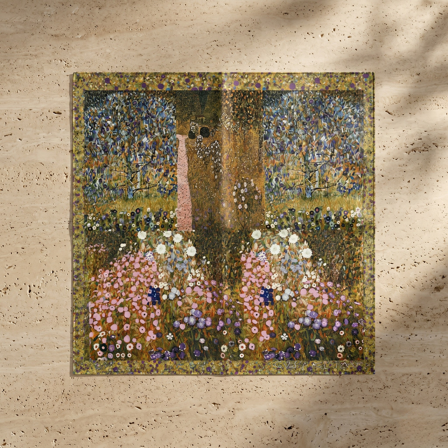 Renk Bahçesi Fular – Olive | 55 cm x 55 cm