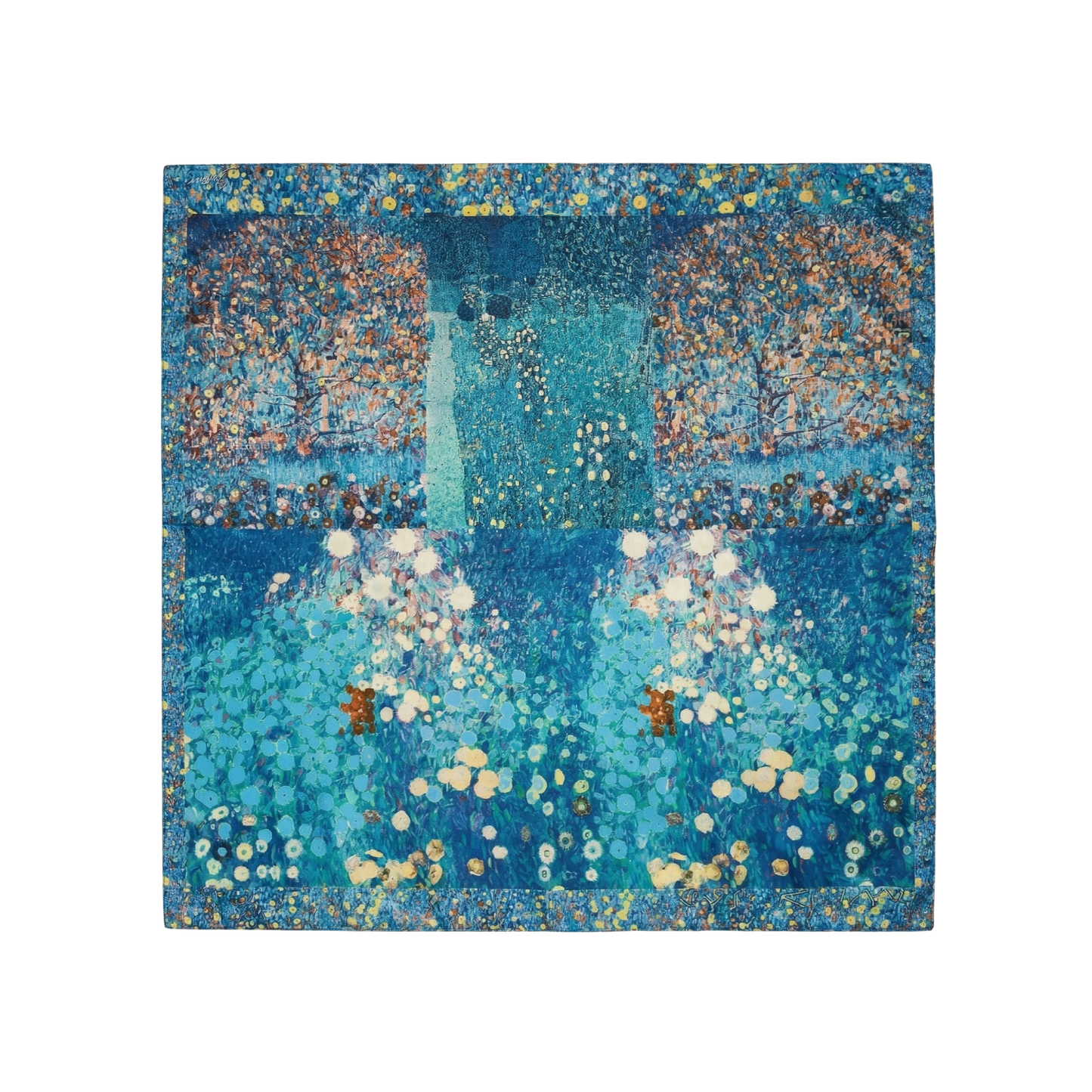 Renk Bahçesi Fular – Safir | 55 cm x 55 cm