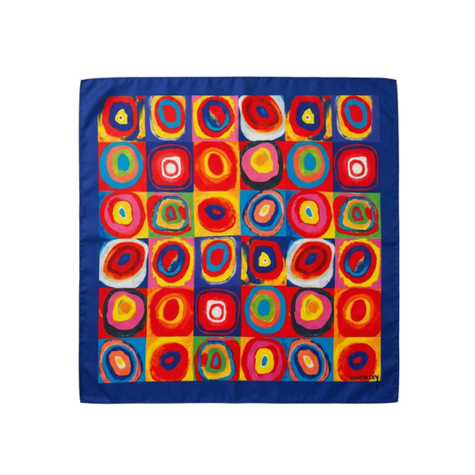 Renklerin Ritmi Fular – Lacivert | 55 cm x 55 cm