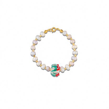 Cherry Ball Murano İnci Dizi Bileklik