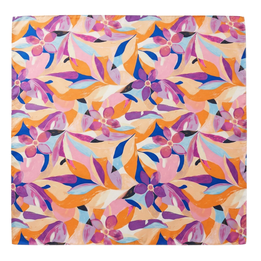 Tropik Rüyalar Fular – Mercan | 68 cm x 68 cm